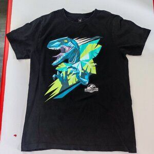GAP Kids Jurassic Park T-shirt boys size XXL (14-16) black with graphic design